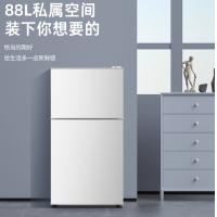 一级能效小冰箱家用小型宿舍租房用迷你省电办公室双门电冰箱
